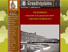 Tablet Screenshot of grundtvigskolen-nv.dk